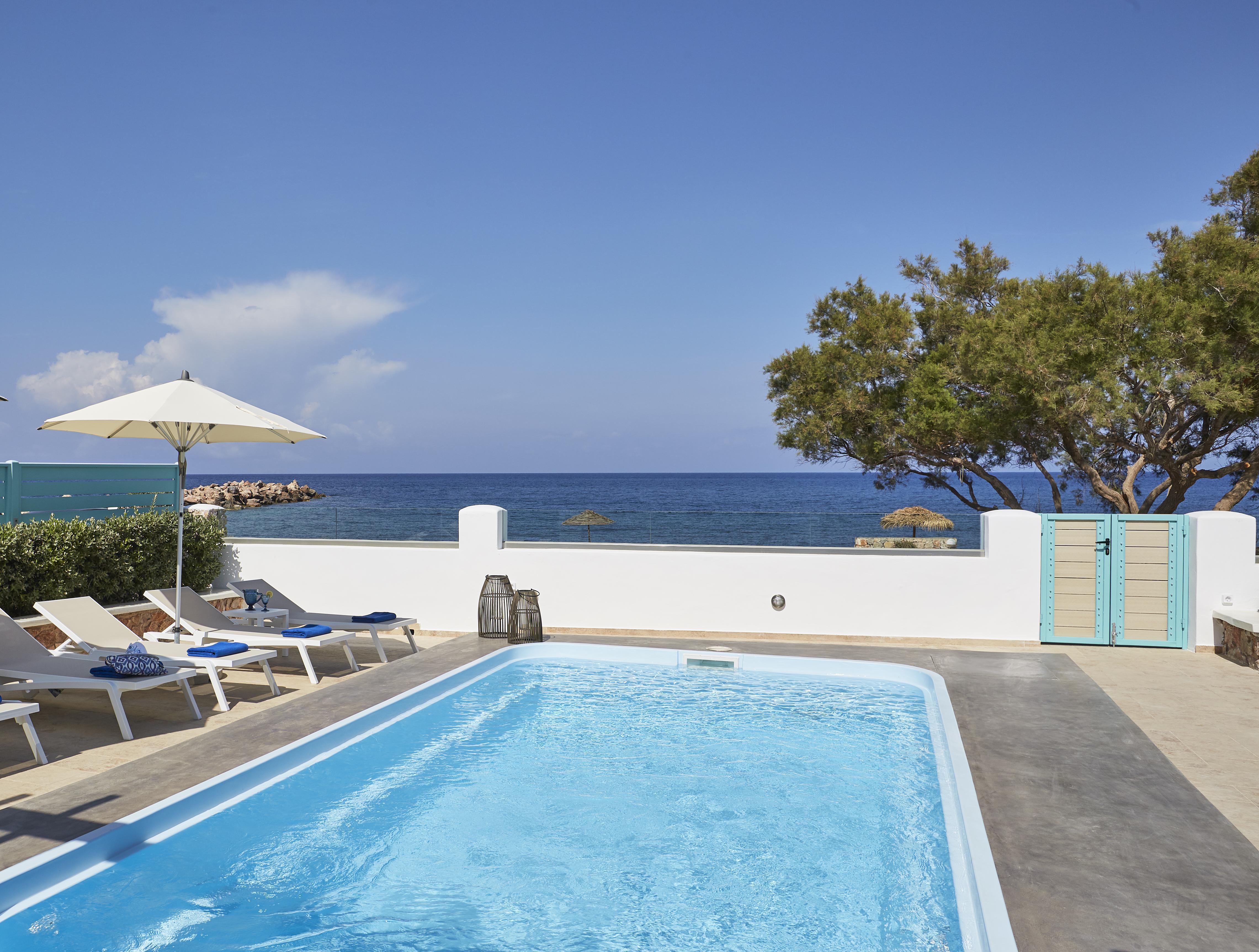 Almyriki Beach Villa Monolithos  Bagian luar foto