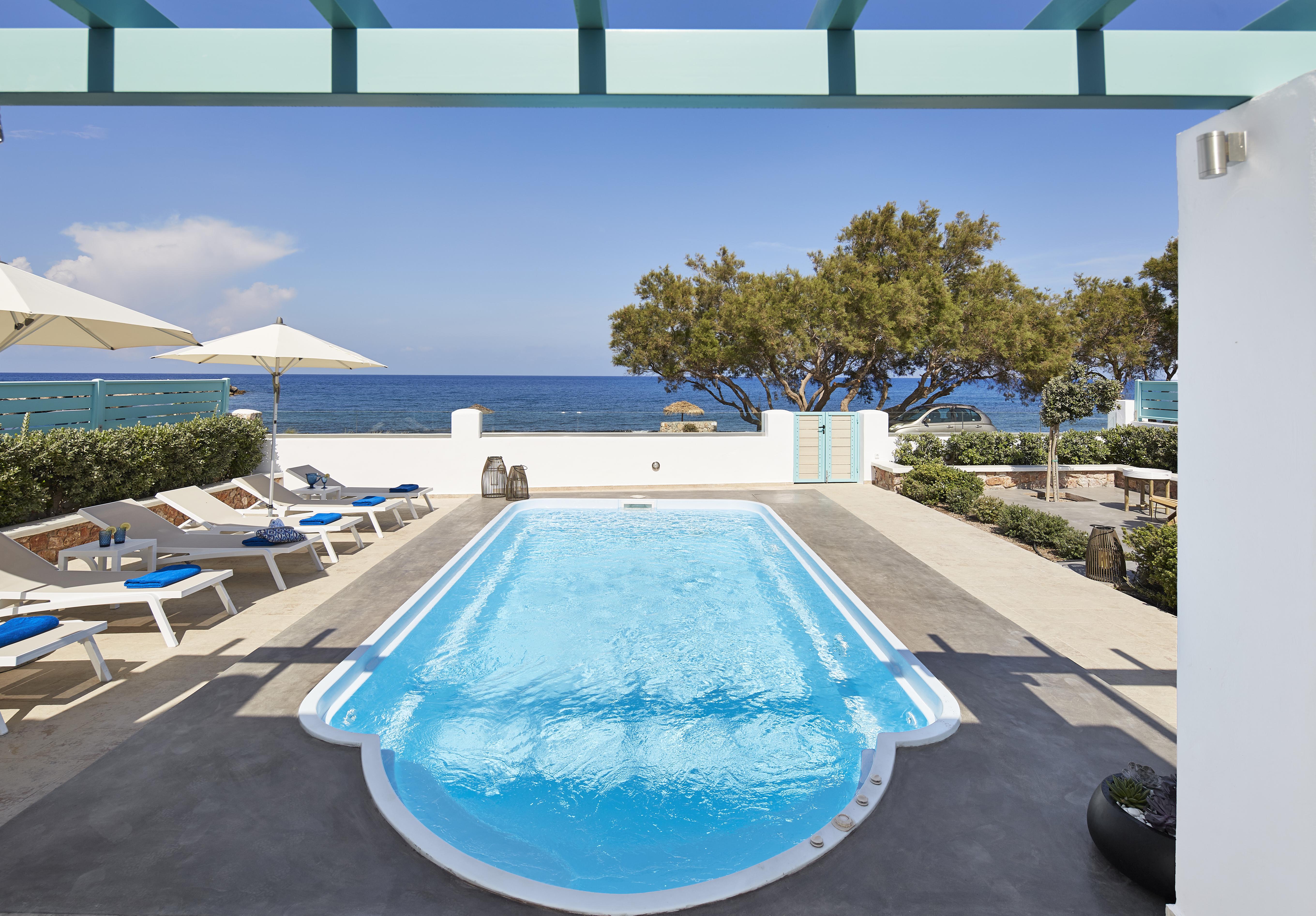 Almyriki Beach Villa Monolithos  Bagian luar foto